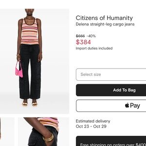 Citizens of Humanity Delena Cargo Jeans